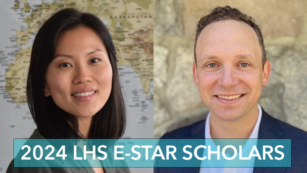 Phot of E-STAR scholars Michelle Shin and Logan Trenaman